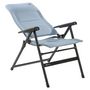 Voir la diapositive 4 : Travellife Travellife Chaise inclinable Lago Comfort ondulee bleu