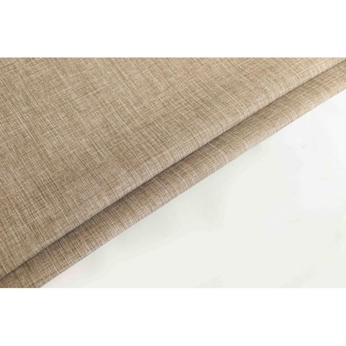 UNIVERS DECOR Nappe antitache unie Taupe rectangulaire 145 x 240 cm