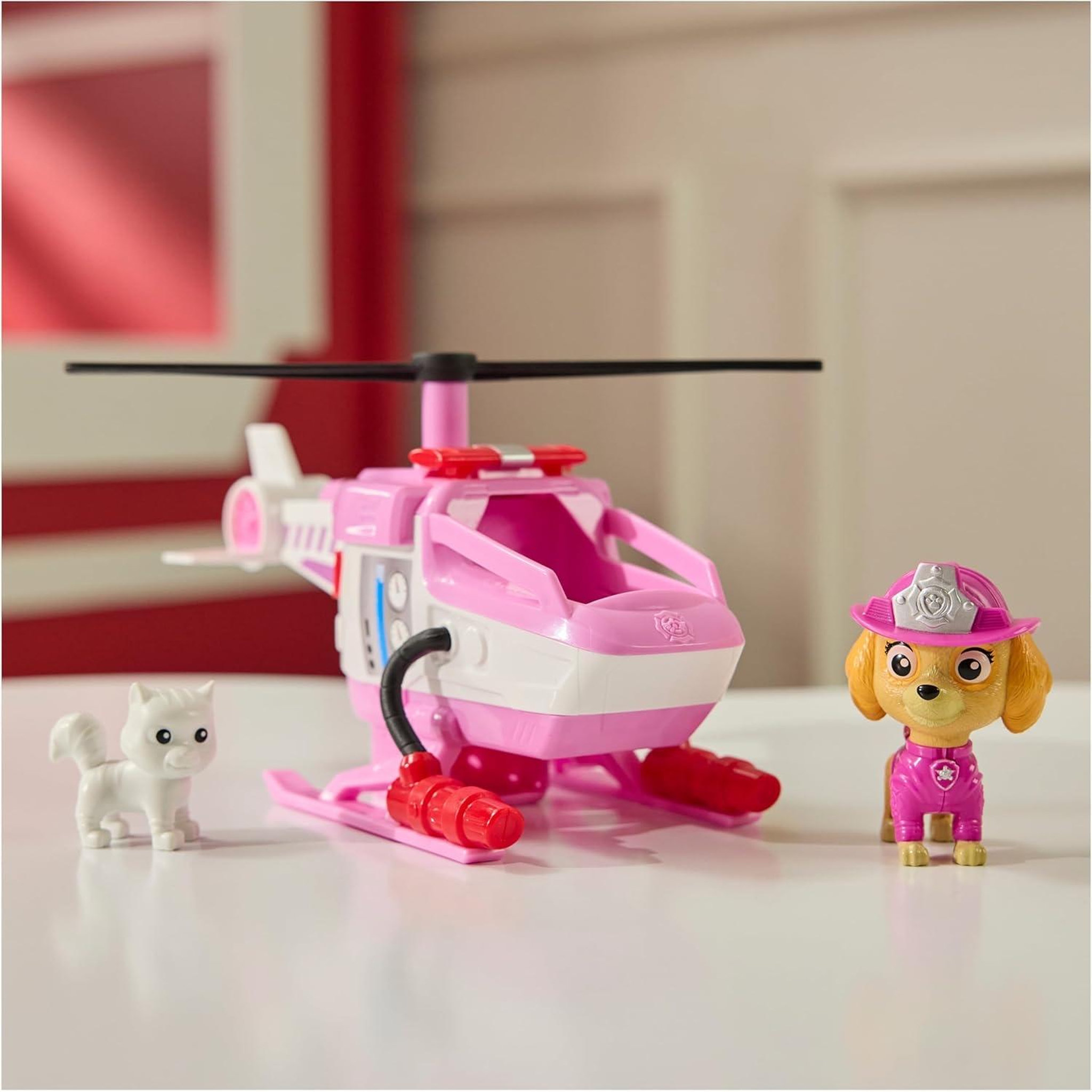 Voir la diapositive 6 : SPIN MASTER Paw Patrol Fire Rescue - Skye avec l'hélicoptère de sauvetage