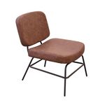 The Home Deco Factory Fauteuil de salon design industriel Détroit. Coloris disponibles : Gris