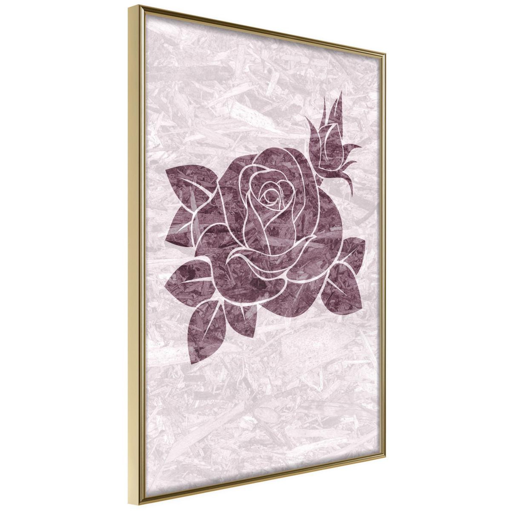 Paris Prix Affiche Murale Encadrée  Monochromatic Rose