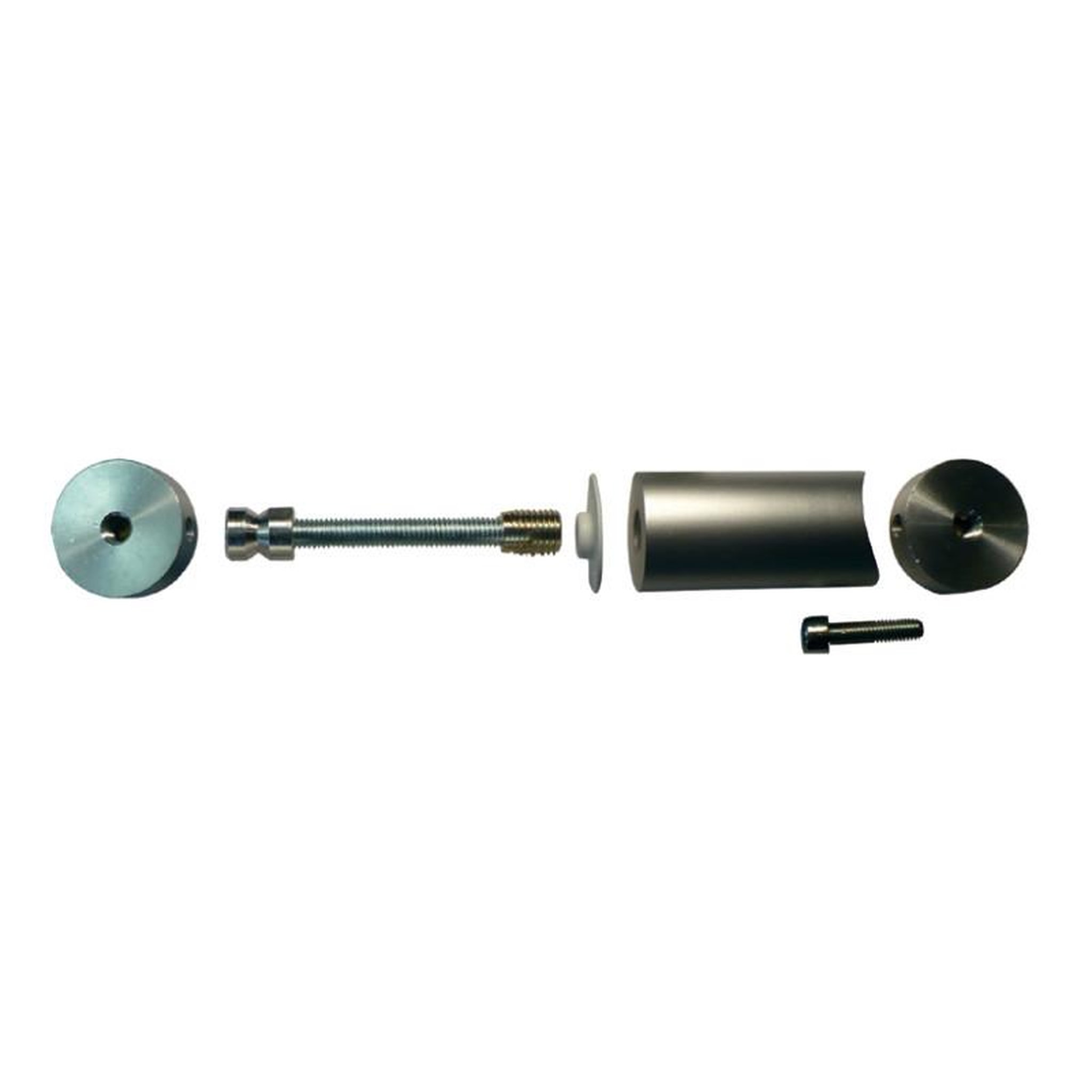 Voir la diapositive 3 : DUVAL Kit de montage inox sur mesure simple traversant droit DUVAL 22 0720 5517