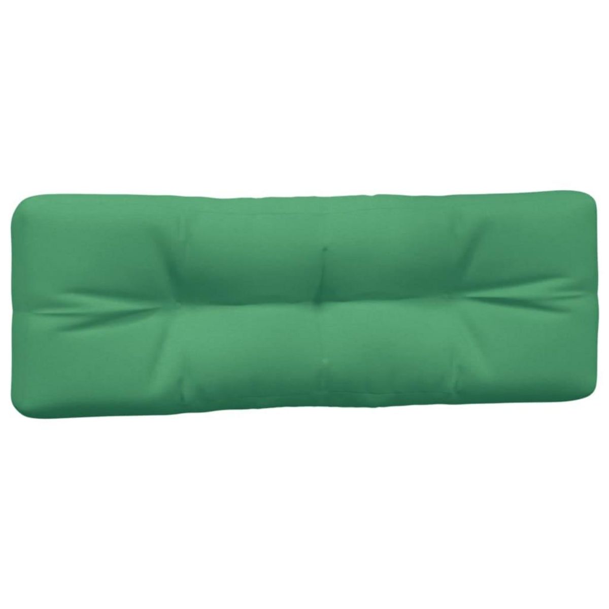 VIDAXL Coussins de palette lot de 2 vert tissu