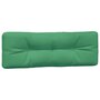 Voir la diapositive 5 : VIDAXL Coussins de palette lot de 2 vert tissu