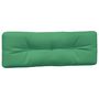 Voir la diapositive 5 : VIDAXL Coussins de palette lot de 2 vert tissu
