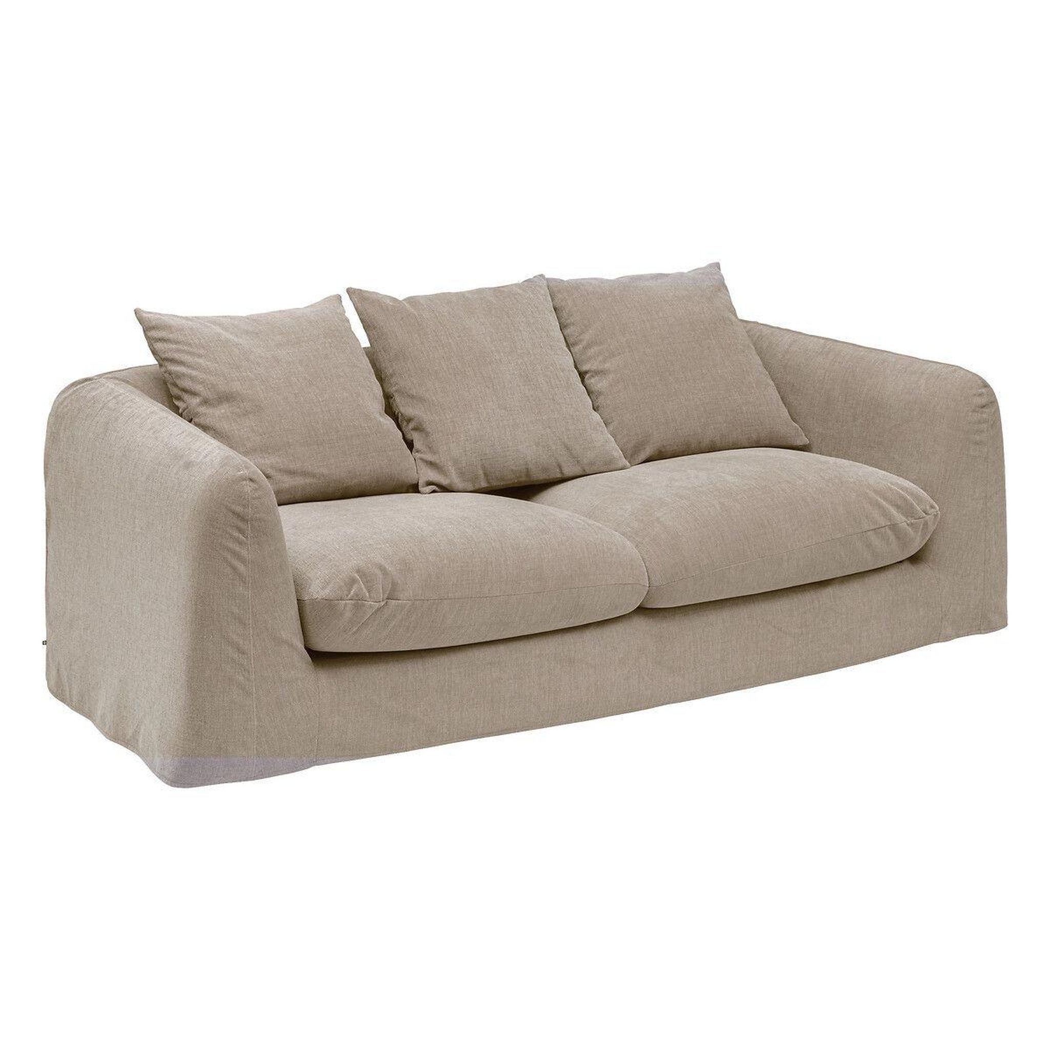 Voir la diapositive 1 : ATMOSPHERA Canapé 3 Places Design  Emile  216cm Gris