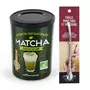 Aromandise Préparation Douceur de Matcha bio + paille inox avec filtre