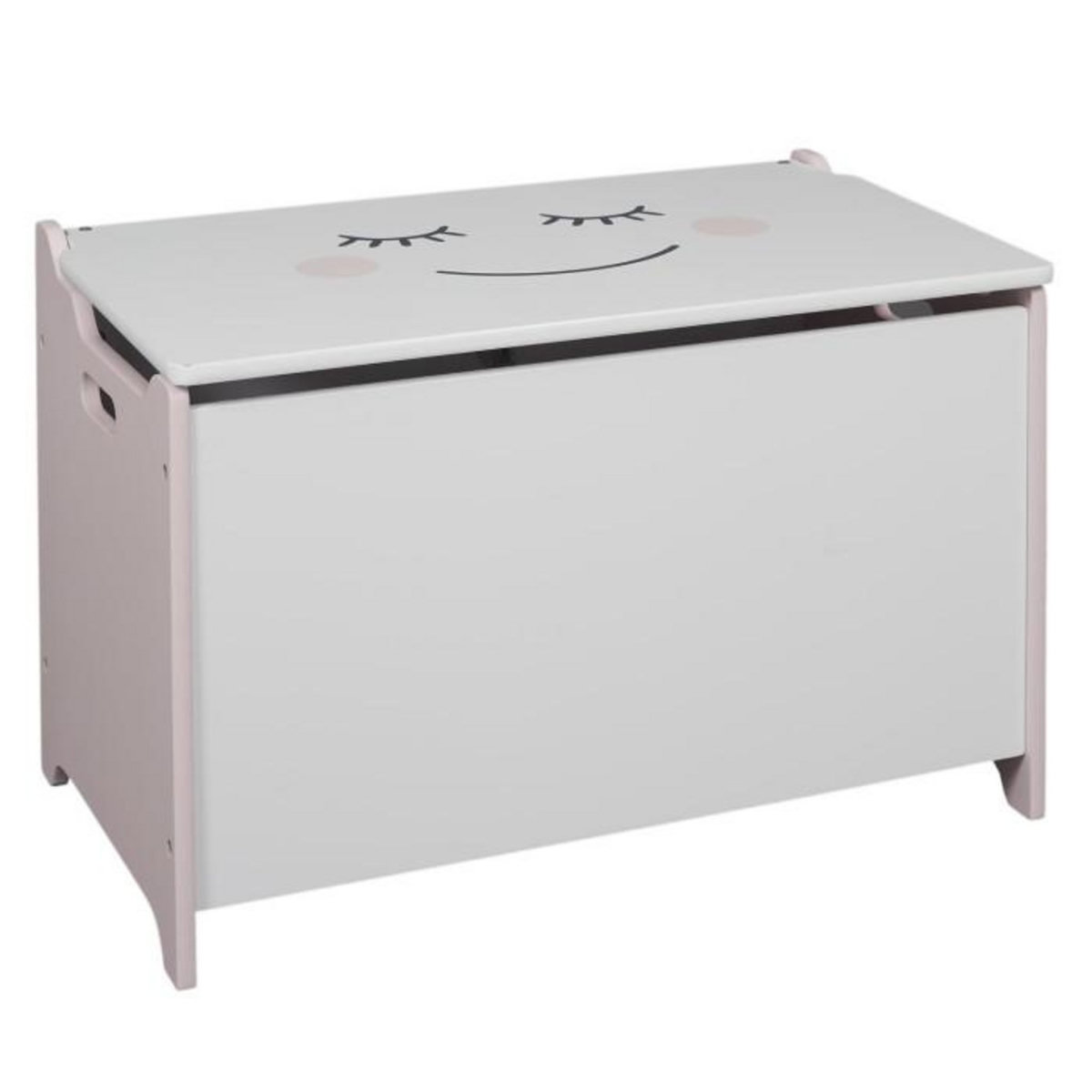 Paris Prix Coffre à Jouets Enfant  Moon  60cm Blanc