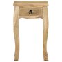 Voir la diapositive 2 : VIDAXL Table de chevet 28x28x46 cm Bois de manguier massif