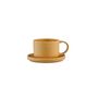Voir la diapositive 4 : BJORN Tasse SCANDI 15cl et soucoupe Ø12cm - 8 pièces - Ocre
