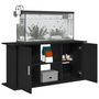 Voir la diapositive 4 : VIDAXL Support d aquarium chêne noir 121x41x58 cm bois d ingénierie