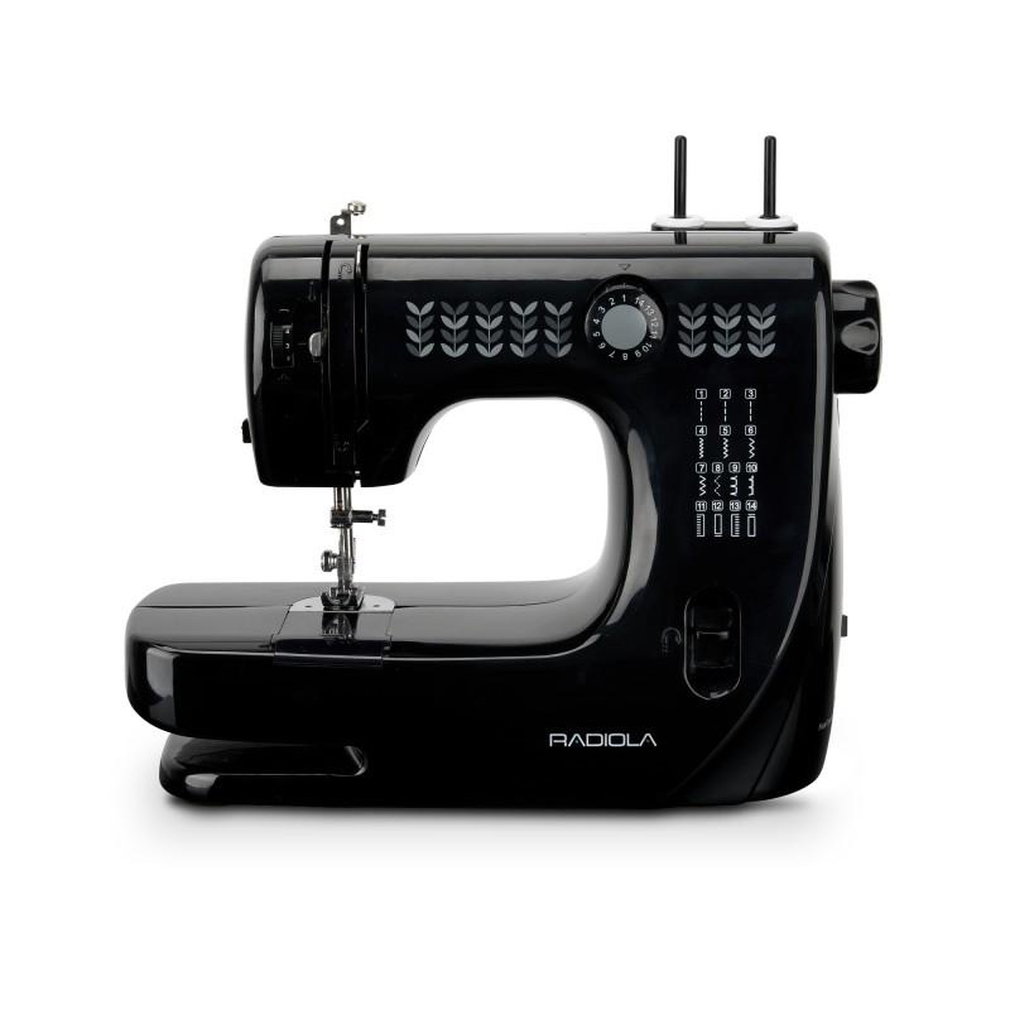 RADIOLA Radiola - ra mac14 - machine à coudre - 14 points - éclairage led - bras libre - pédale antidérapante