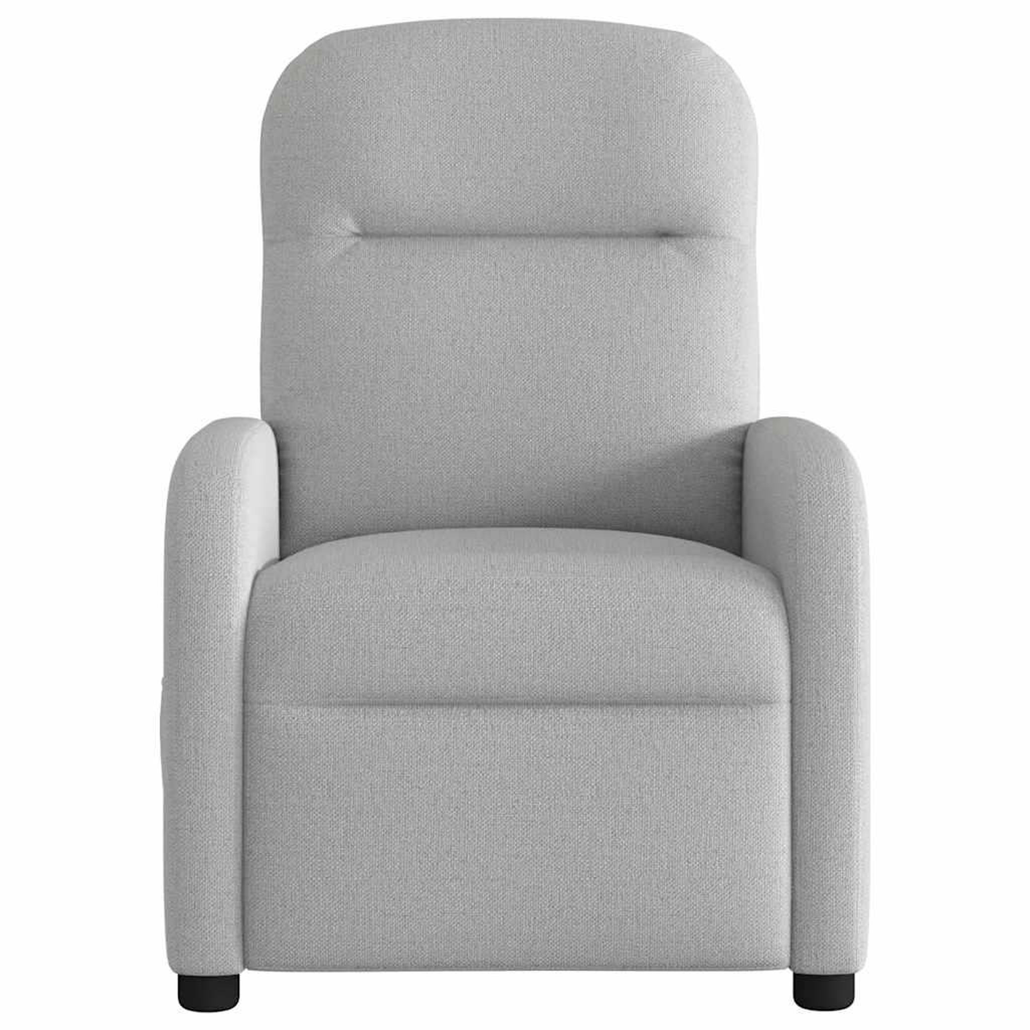 Voir la diapositive 3 : VIDAXL Fauteuil inclinable gris nuage tissu