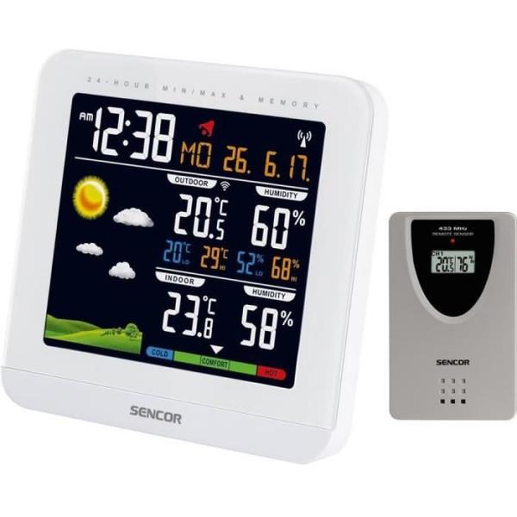 MARKET24 Station météo avec capteur sans fil - sencor - sws 5600