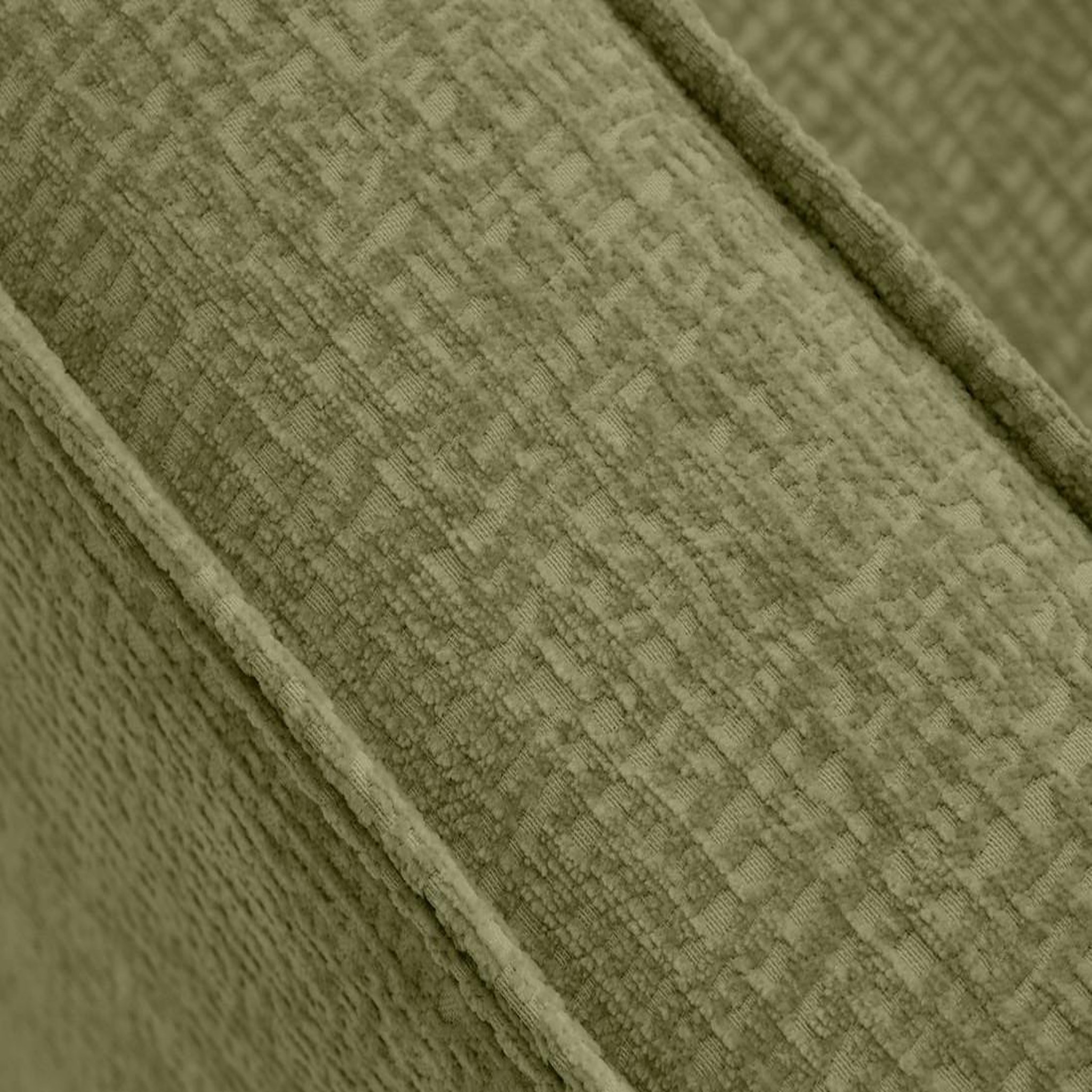Voir la diapositive 4 : LISA DESIGN Jake - canapé d'angle gauche 5 places convertible en tissu velours relief