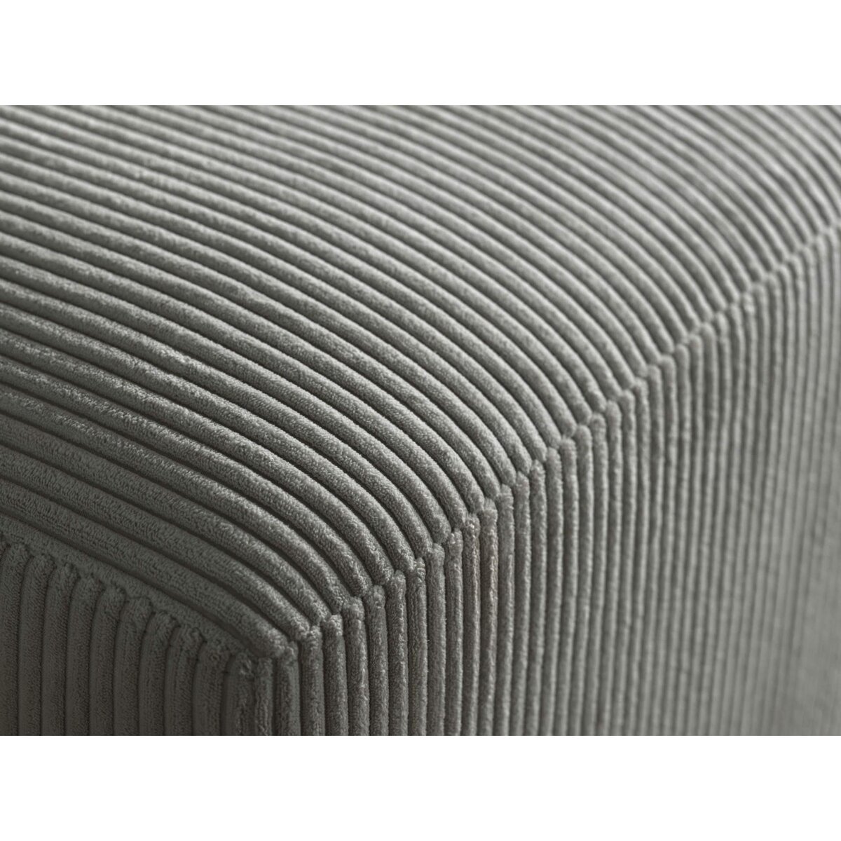 LISA DESIGN Livy - canapé d'angle convertible et coffre - réversible - en velours côtelé - 4 places