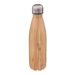 FIVE Bouteille Isotherme Inox  Effet Bambou  0,5L Beige