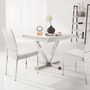 Voir la diapositive 3 : Paris Prix Table d'Appoint Extensible  Emery  90-180cm Blanc