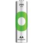 Voir la diapositive 2 : GP BATTERIES Pile rechargeable AA ReCyckO lot de 4 2600mAh