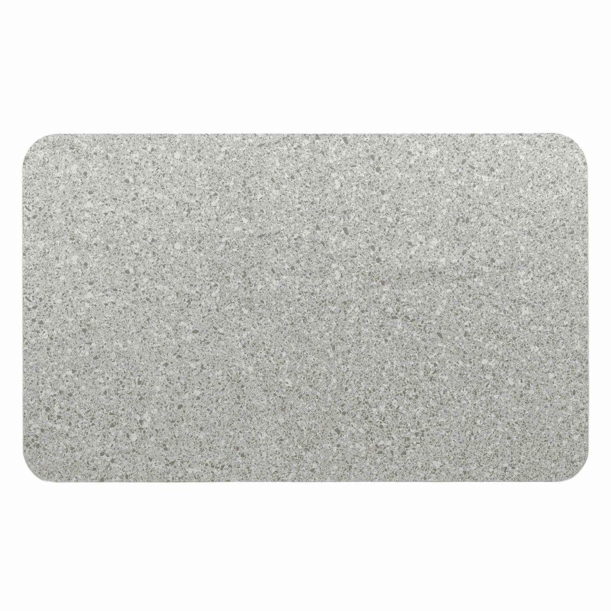 Douceur d'Intérieur Tapis de bain ultra-absorbant  granite  50x80cm gris