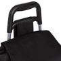 Voir la diapositive 3 : ATMOSPHERA Chariot de shopping 2 roues Aquarelle noir