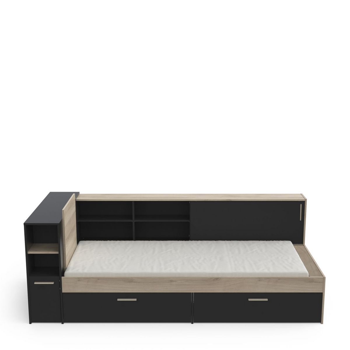 Lit 90x190/200 cm avec rangements LOREDANA