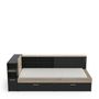 Voir la diapositive 1 : Lit 90x190/200 cm avec rangements LOREDANA