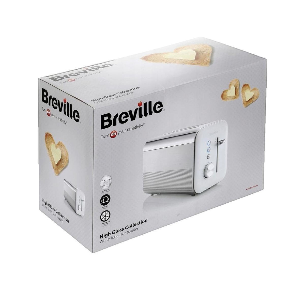 Breville Grille-pain Breville 5011773060219 blanc rétro