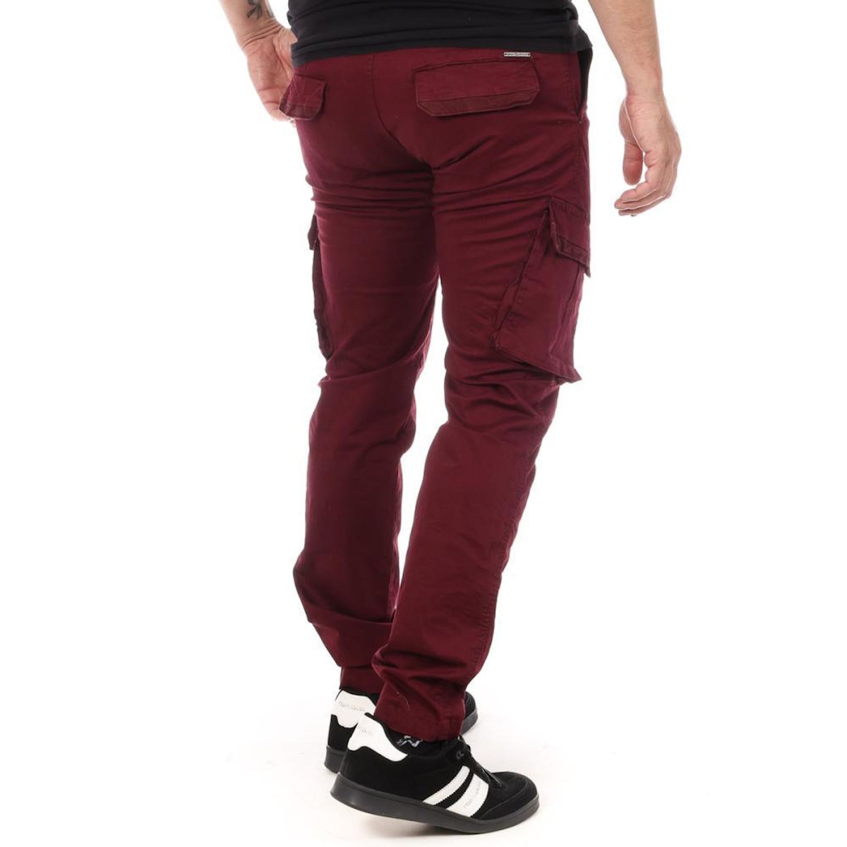 PANAME BROTHERS Pantalon Rouge Bordeaux Homme Paname Brothers Live