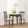 Voir la diapositive 1 : VIDAXL Chaises a manger coussins 2 pcs marron bois massif caoutchouc