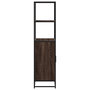Voir la diapositive 5 : VIDAXL Buffet haut chene marron 68x35x139 cm bois d'ingenierie metal