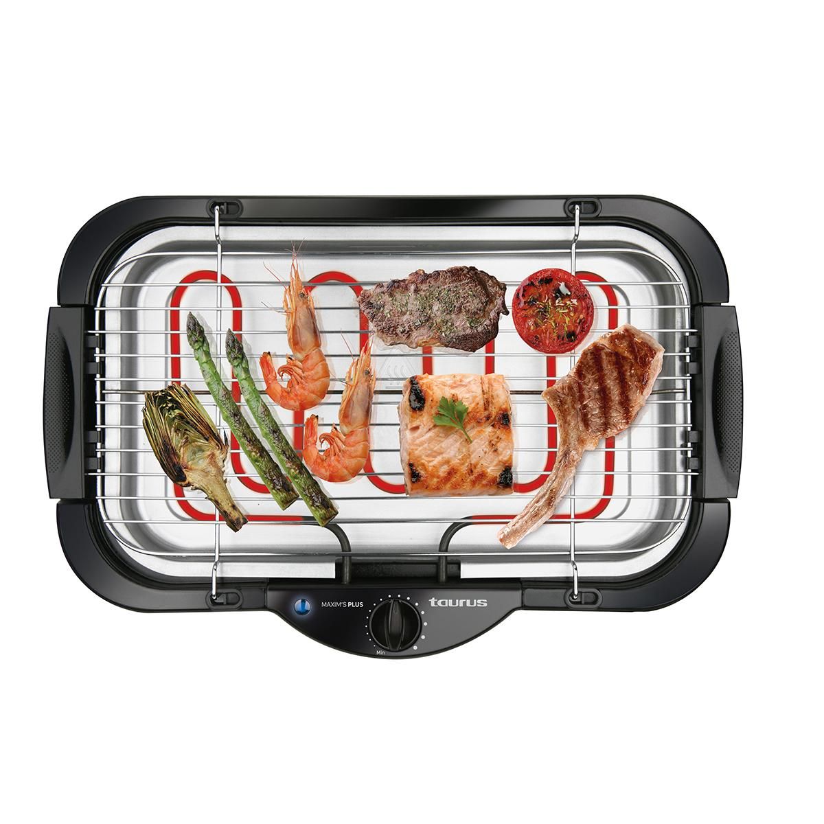 Taurus Barbecue électrique sur pieds 2000w - maxim's plus