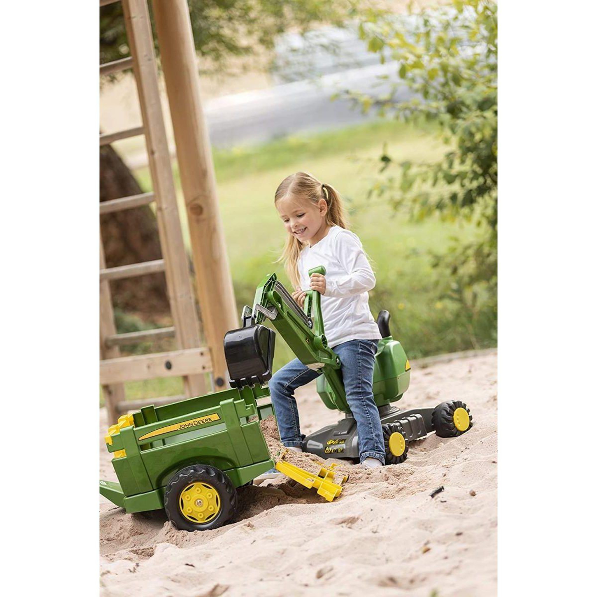 Voir la diapositive 3 : ROLLY TOYS Pelleteuse rollydigger john deere