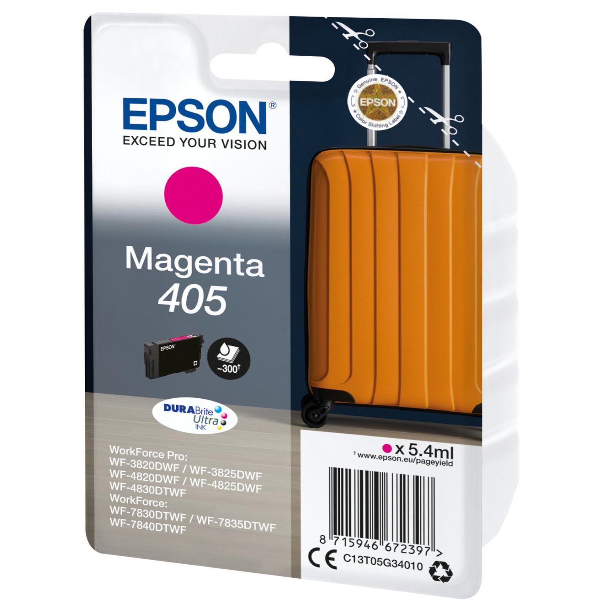 Voir la diapositive 3 : Epson Epson 405 cartouche d'encre 1 pièce(s) original rendement standard
