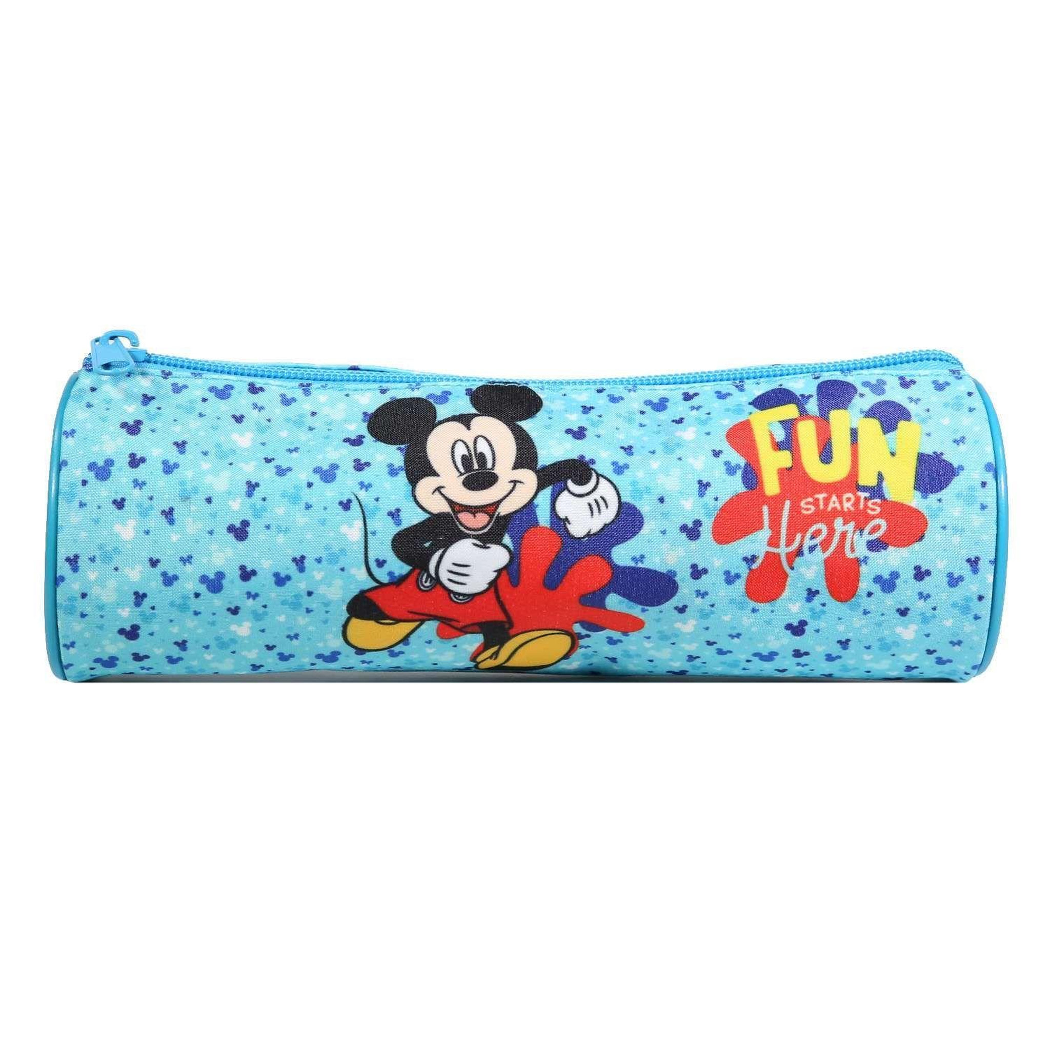 Bagtrotter BAGTROTTER Trousse scolaire ronde Disney Mickey Bleue
