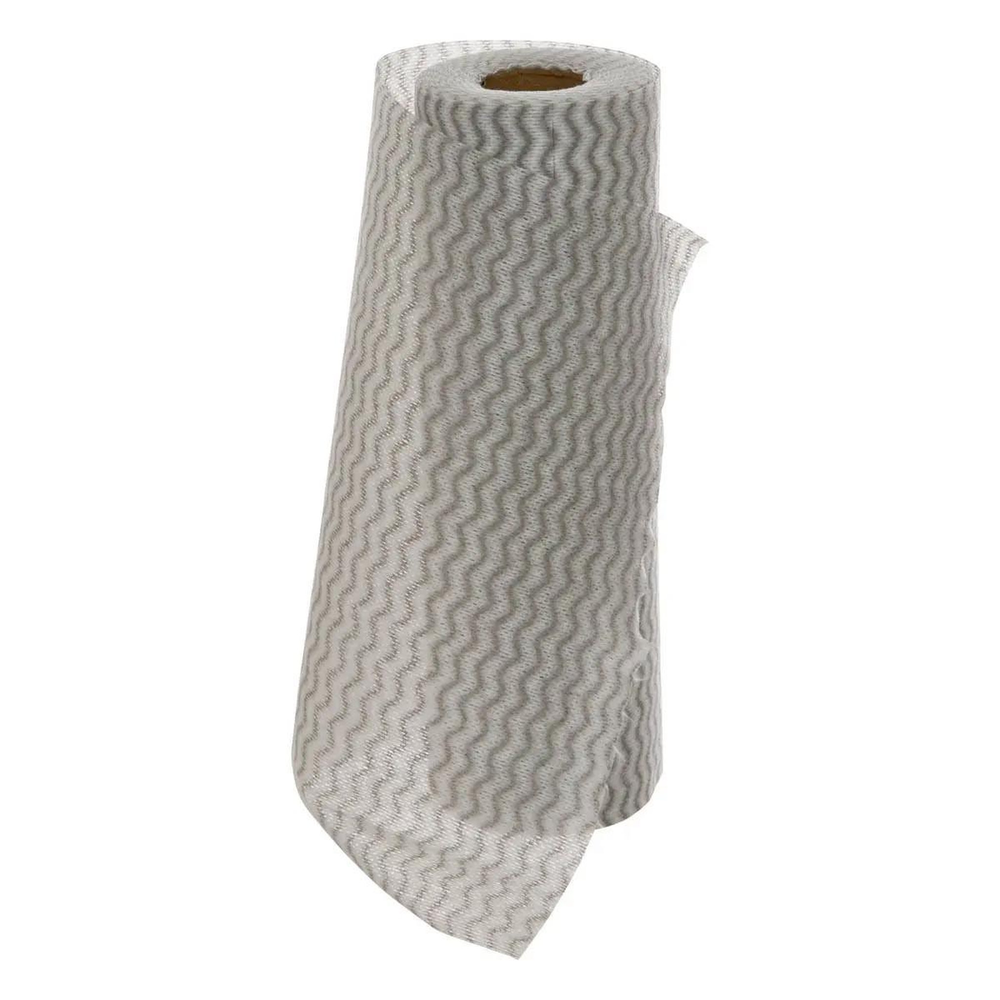 FIVE Rouleau de chiffons à découper  40 lavettes  25cm gris