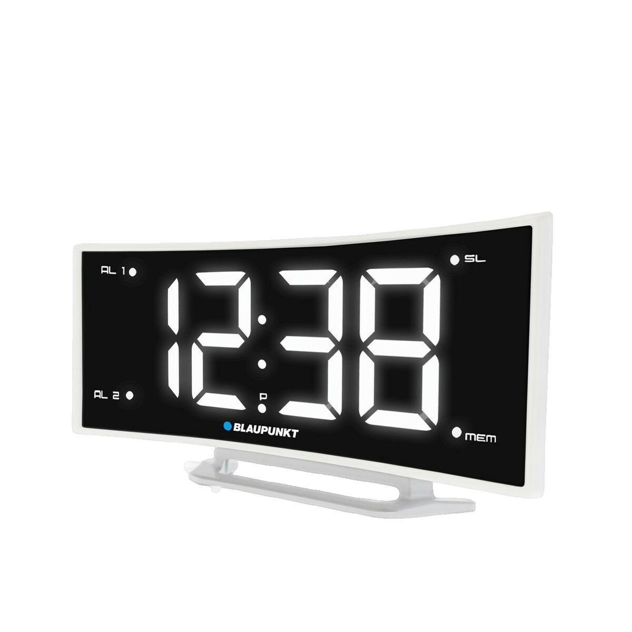 Voir la diapositive 2 : BLAUPUNKT Réveil radio Blaupunkt CRP7WH blanc avec tuner FM et port USB