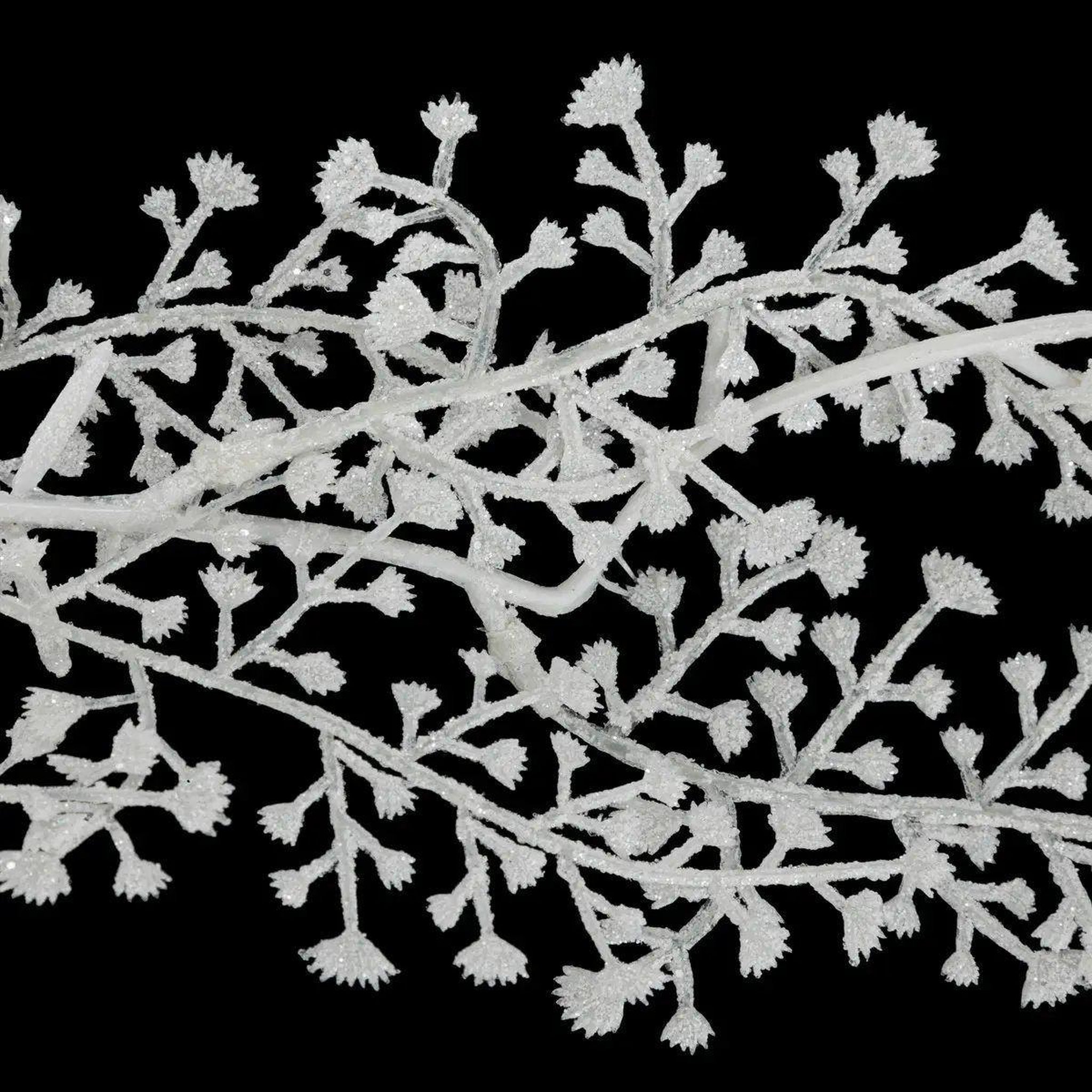 Voir la diapositive 2 : ATMOSPHERA Guirlande de noël déco  liane  180cm blanc