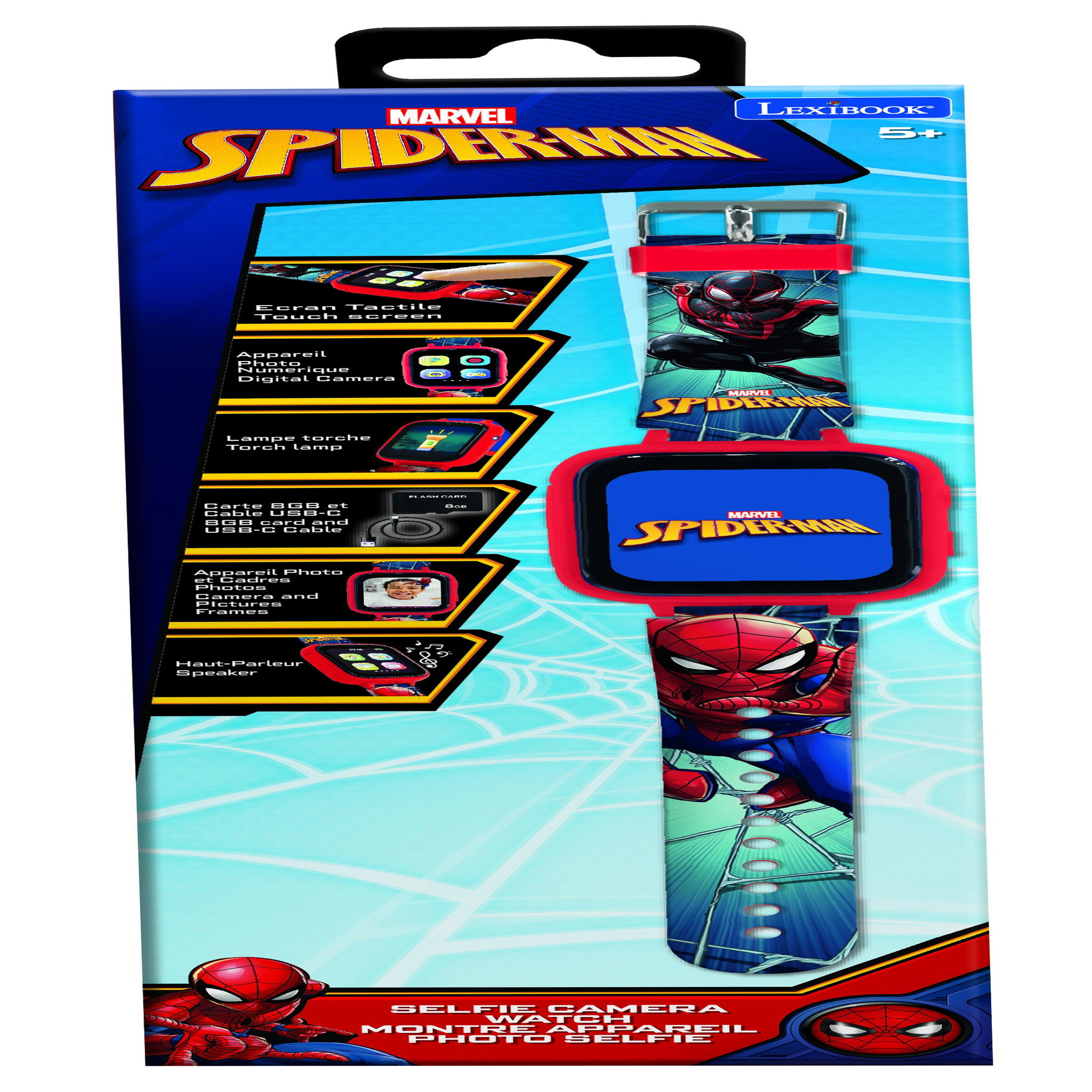 Voir la diapositive 6 : Lexibook Montre avec camera Spider-Man