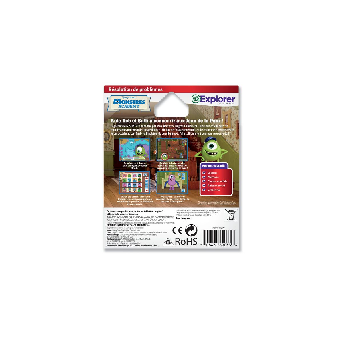 LEAPFROG Explorer jeu