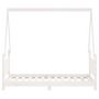 Voir la diapositive 4 : VIDAXL Cadre de lit pour enfant blanc 80x160 cm bois de pin massif