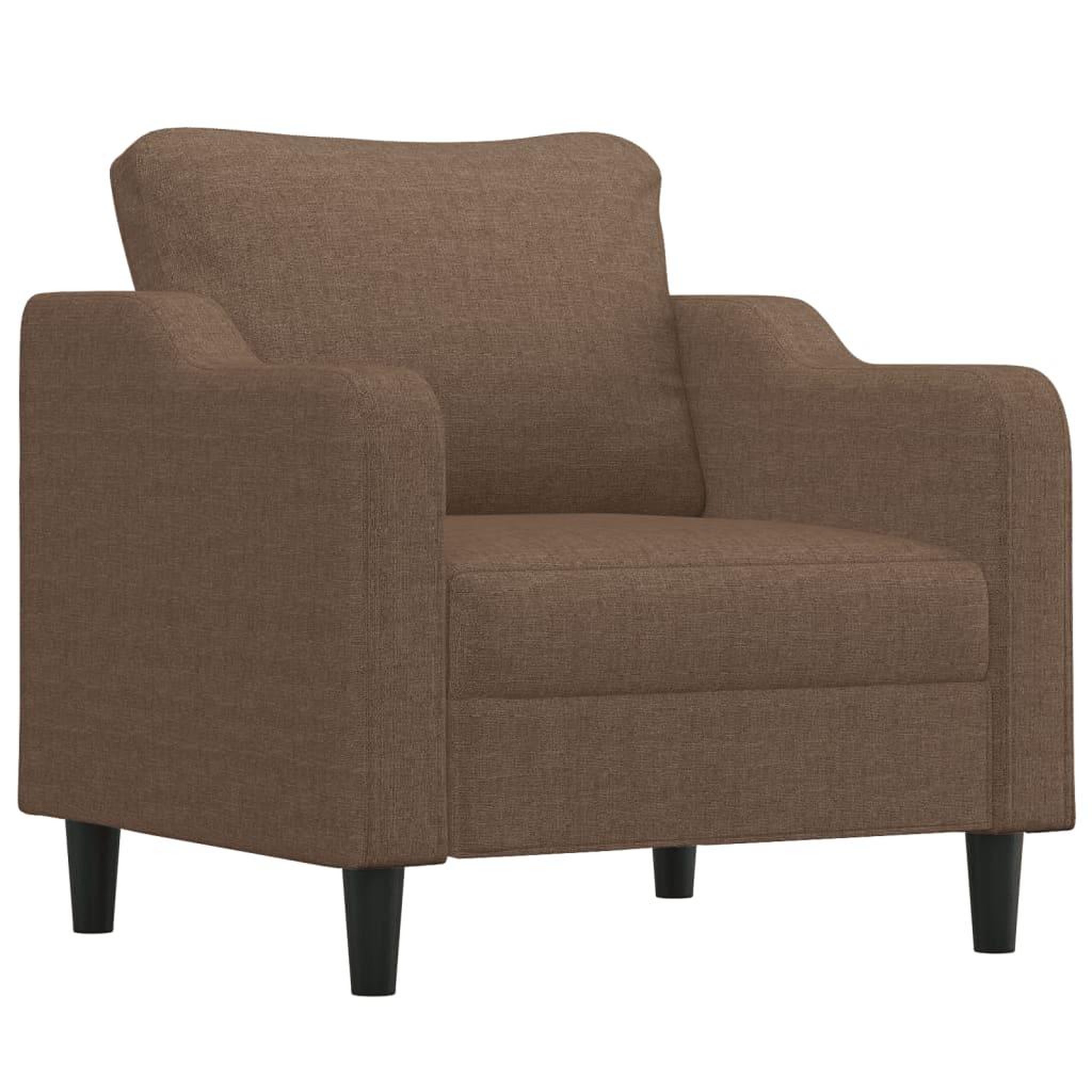 Voir la diapositive 2 : VIDAXL Fauteuil Marron 60 cm Tissu