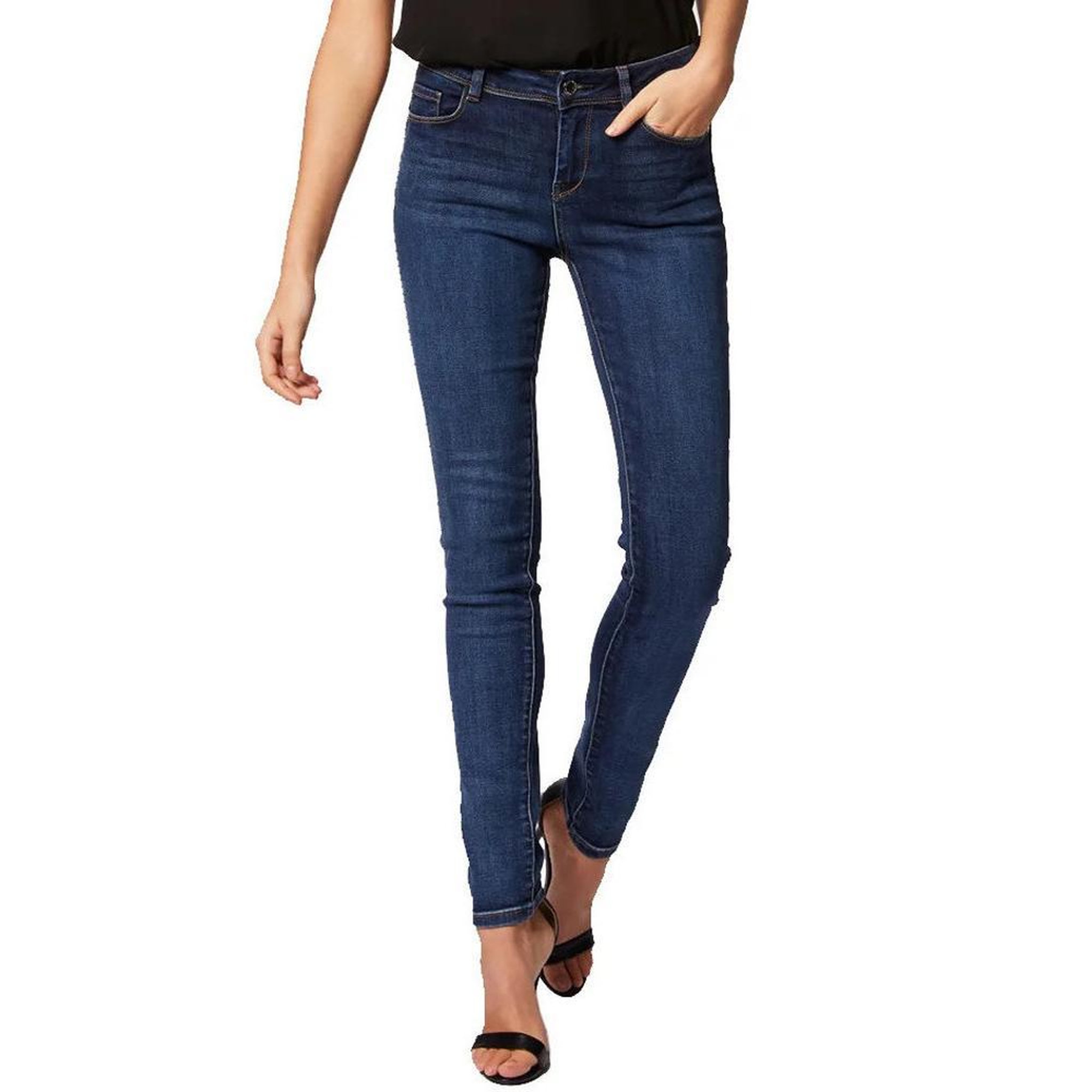 Voir la diapositive 1 : MORGAN Jean Slim  Femme Morgan POM