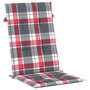 Voir la diapositive 5 : VIDAXL Coussins de chaise de jardin a dossier haut lot de 2 120x50x3cm