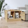 Voir la diapositive 3 : VIDAXL Table basse chene sonoma 50x50x36 cm bois d'ingenierie