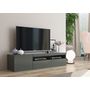Voir la diapositive 1 : Meuble TV 150cm 2 portes 1 niche TECHNO