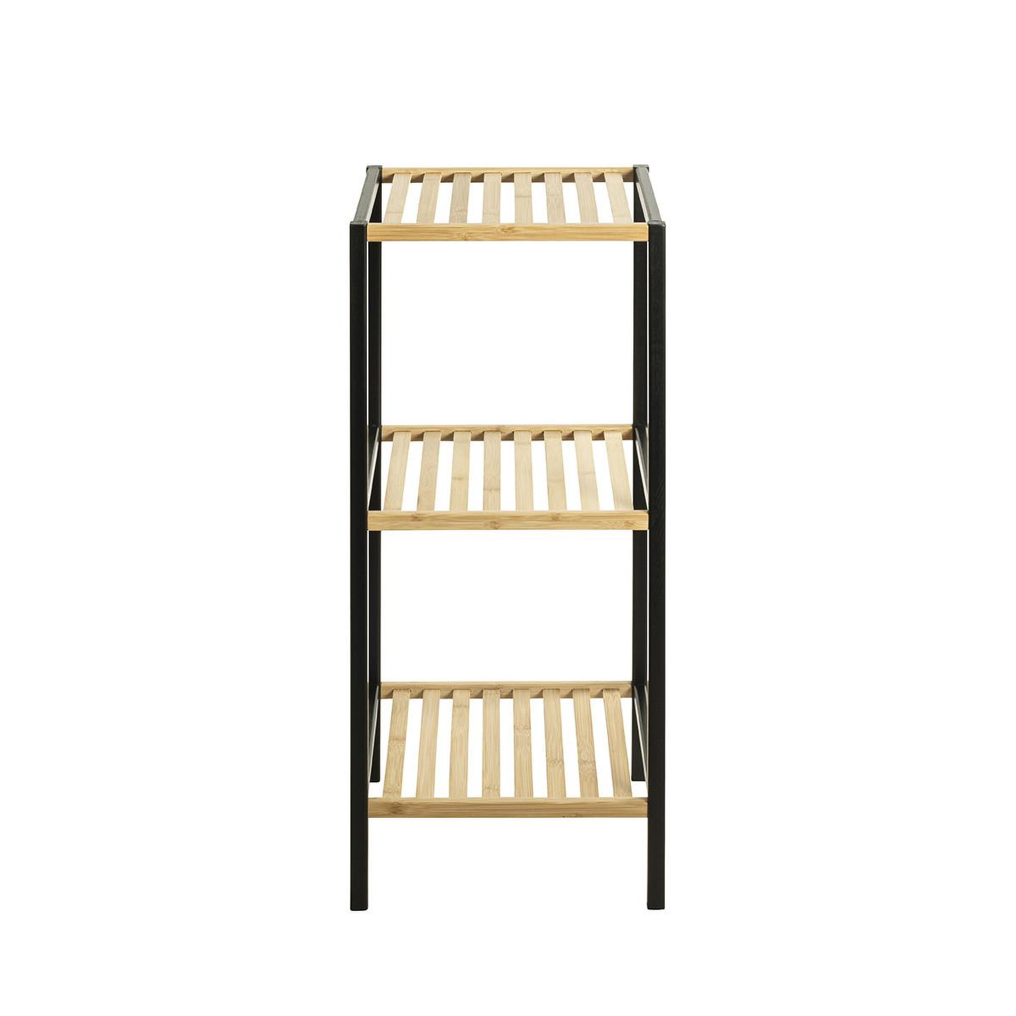 Voir la diapositive 2 : Paris Prix Étagère 3 niveaux en bambou  timmy  81cm naturel