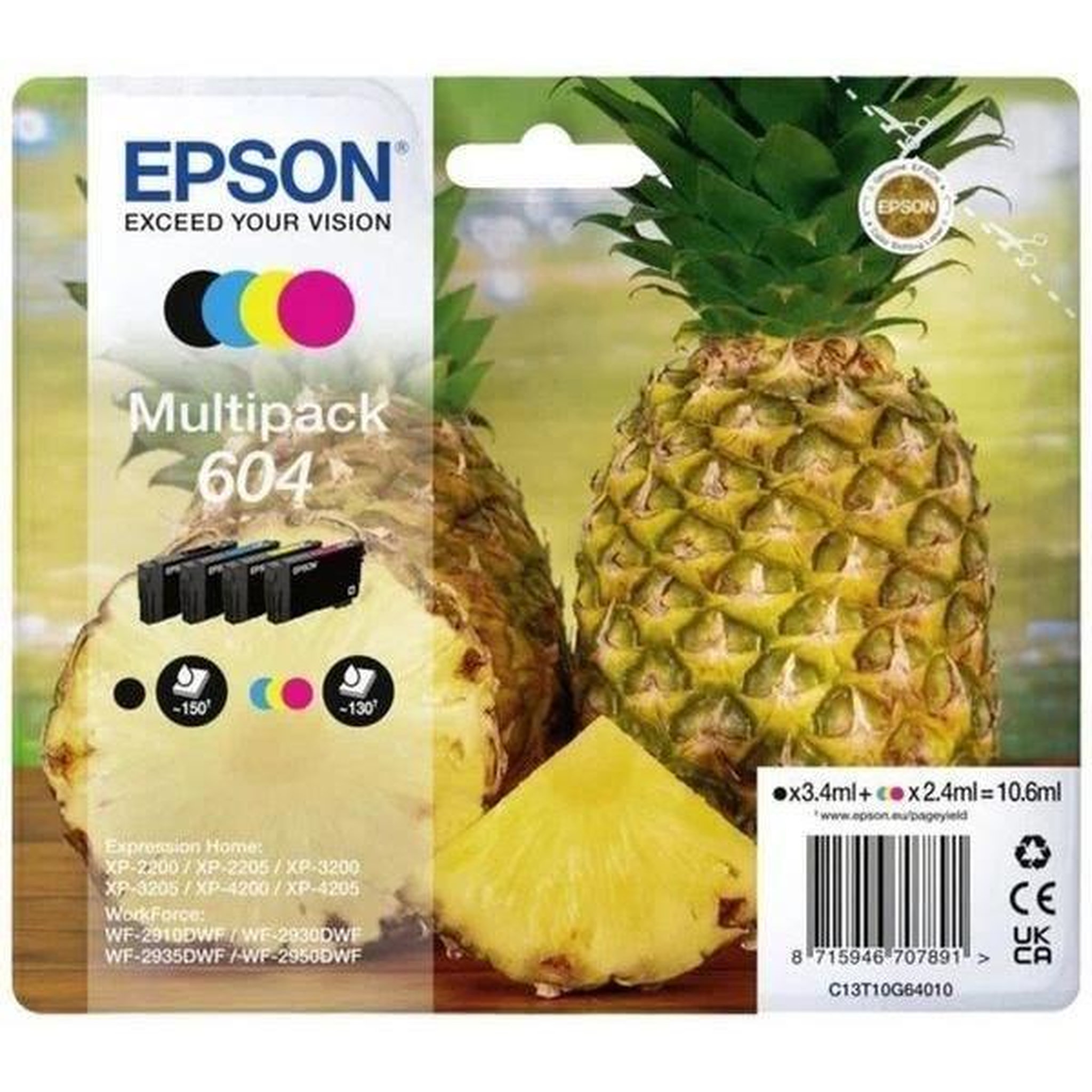 Epson Encre - EPSON - Multipack 4 couleurs - 10,6ml par cartouche - Compatible Expression Home XP-4200