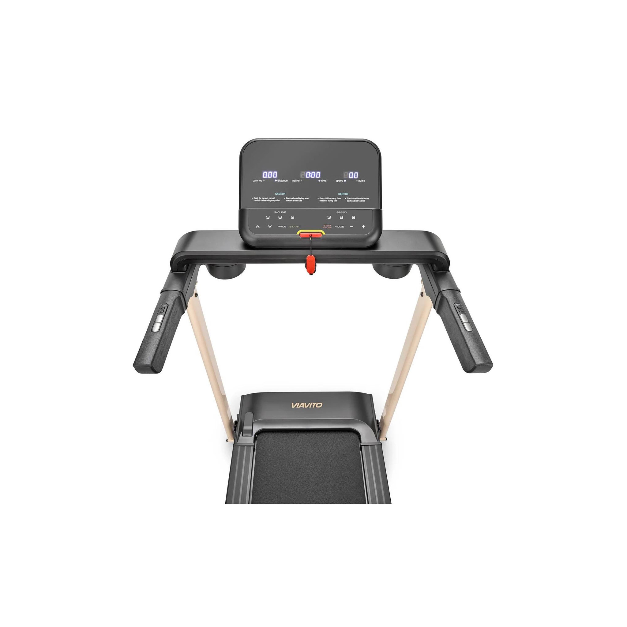 Voir la diapositive 2 : VIAVITO Tapis de course d'appartement - viavito - modèle st1 - 16 km/h - ecran led