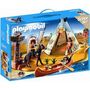 Voir la diapositive 2 : PLAYMOBIL 4012 Campement des indiens
